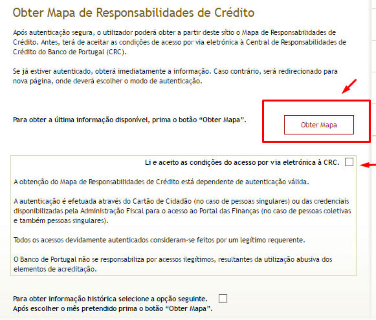 obter mapa de responsabilidades Obter mapa de responsabilidades de crédito do banco de portugal